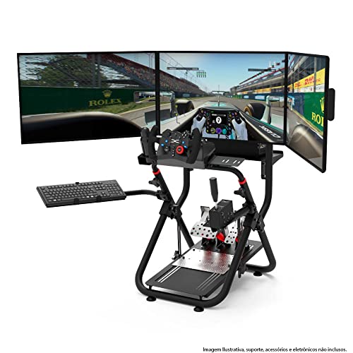 Extrém Sim Racing Háromszoros Képernyő Tv-Állvány kiegészítő Frissítés a Pilótafülke P1 3.0 / Virtuális Élmény 3.0