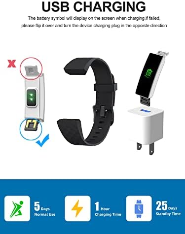 TeslaHero Fitness Tracker,Tevékenység Tracker pulzusszám Vér Oxigén SpO2 Aludni, Monitor,Vízálló Egészségügyi Figyelni, Android, iPhone,Sport