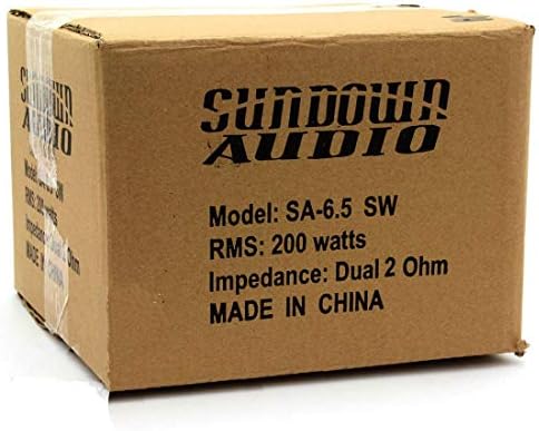 Napnyugta Audio SA-6.5 SW D4 6.5 200W Dual 4 Ohm-os SA Sorozat Mélynyomó