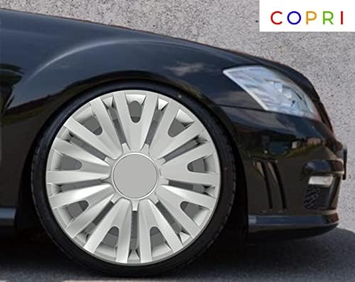 Copri Készlet 4 Kerék Fedezze 13 Coll Ezüst Dísztárcsa Snap-On Illik Mercedes