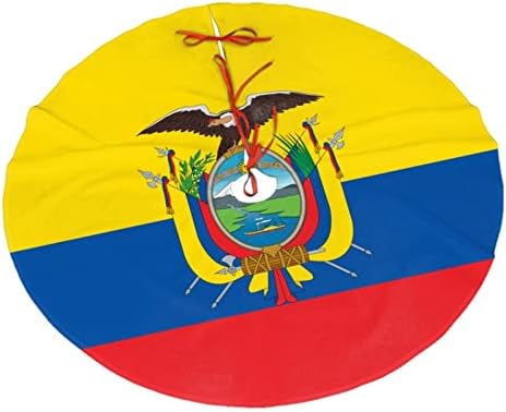 Karácsonyfa Szoknya, 30-48 Hüvelyk Zászló Ecuador Fa Mat a Karácsonyi Dekorációk, karácsonyi Parti Díszek