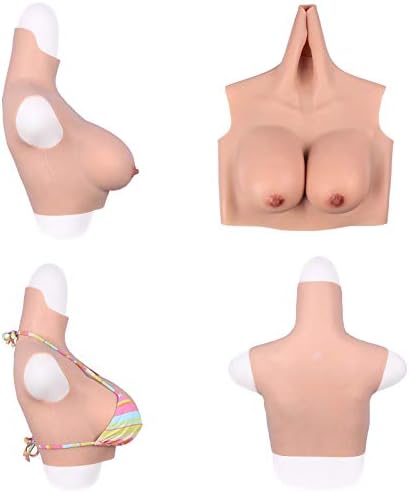 Szilikon Breastforms B-G-Kupa Mellvértet Crossdresser Transznemű Selyem Pamut Töltőanyag