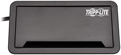 Tripp Lite a-Desk 2-Outlet Erő + 5-USB Töltő Dokkoló - Telefon, Ethernet & HDMI csatlakozó Kábel Menedzsment - 4 USB-A & 1 USB-B Csatlakozók,