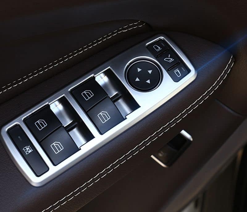 Új Védő Ablak Ellenőrzési Cover Kompatibilis Mercedes Benz GLS-Osztály X166 -2019 GLS350 GLS400 GLS500 (Ezüst)