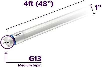 Philips LED InstantFit Szabályozható 4 Méteres T8 Cső Villanykörte, 2100 Lumen, Nappali (5000K), 13W=32W, Közepes Bi-Pin G13 Bázis, 10-es