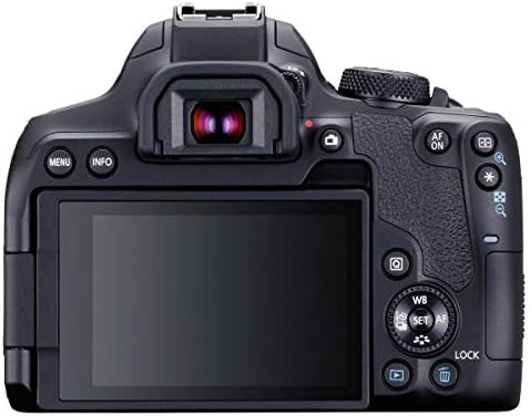 Canon EOS Rebel T8i DSLR Fényképezőgép 18-55mm Objektív, Csomag Zsák, 32 gb-os SD Kártya, Szűrő Csomag, Mac Képszerkesztő