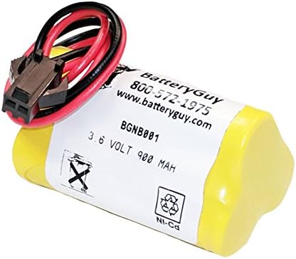 BatteryGuy ELB-B001 Sürgősségi Fény Akkumulátor - 3,6 V 900mAh