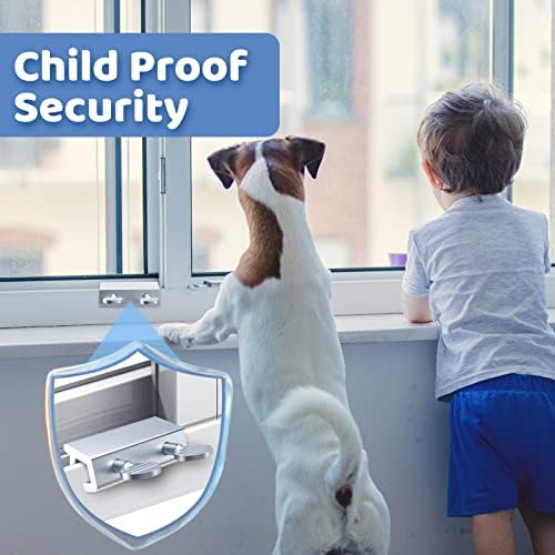 Csúszó Ajtó, Ablak, Zárak, Biztonsági - 10 Pack Gyermek Bizonyíték Haza Állítható Biztonsági Üveg Windows Dugót Függőlegesen,