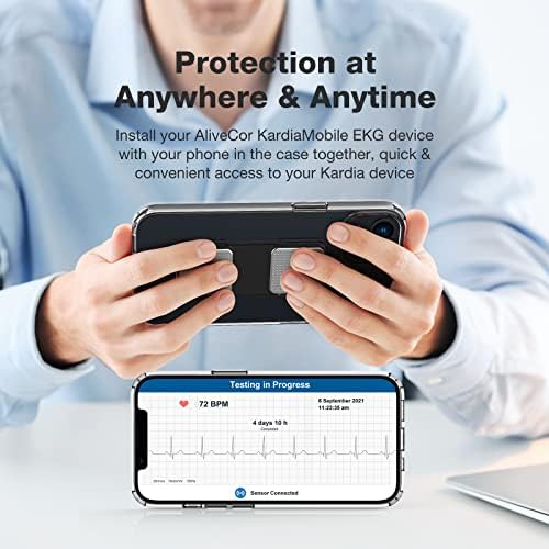 KaliveCase Kompatibilis KardiaMobile Egyetlen-Vezető Személyes EKG Monitor iPhone Esetében