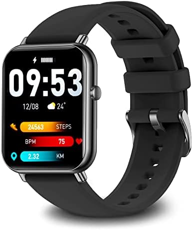 Hongmed Smart Óra, Fitness Karóra Vérnyomás Oxigén Monitor az Android Telefonok iOS iPhone Kompatibilis, 1.69 érintőképernyő Vízálló
