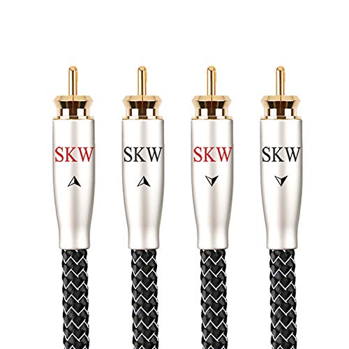 SKW High-End WG Sorozat RCA Kábel 2RCA, hogy 2RCA Audio Kábel 3ft/1M