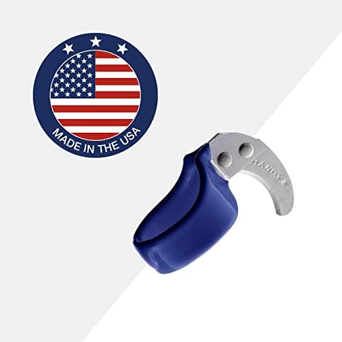 Az Eredeti Praktikus Biztonsági Kés - Utility Gyűrű Kést Ujját Éles, Ívelt Penge - Gyűrű 10-es Méret - Fekete - Normál Penge - Tucat - Handy