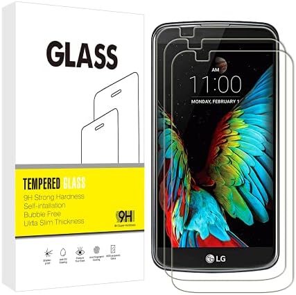 Vuciya [3 Csomag] Edzett üveg kijelző védő fólia LG V10，9H keménység HD Anti-semmiből Shatter-bizonyíték Buborék Szabad ，Kompatibilis LG V20