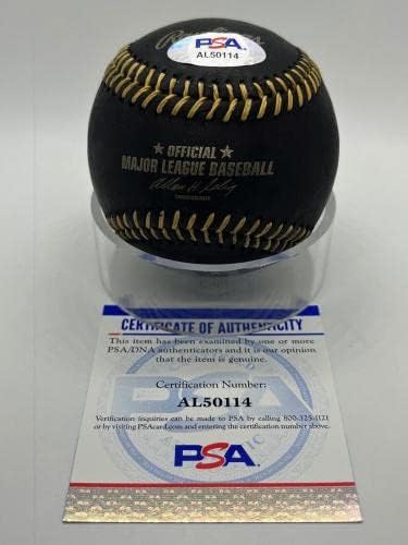 Pete Rose Aláírt Autogramot Hivatalos MLB Fekete-Arany Csipke Baseball PSA DNS - *14 - Dedikált Baseball