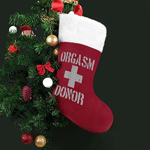 Orgazmus Donor Karácsonyi Lóg Harisnya, Zokni karácsonyfa Kandalló Holiday Home Decor