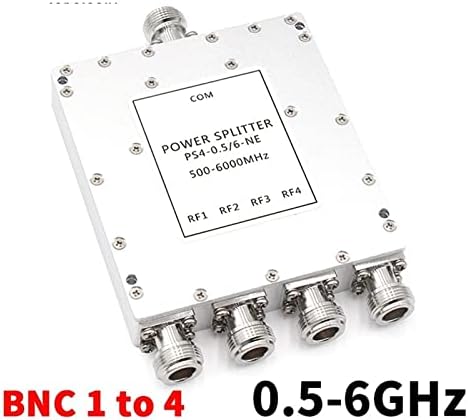 GRUNI 0.5-6G Microstrip Hatalom Splitter N Fejét, az Egy Pont Négy 5.8 G Energia Elosztó Combiner 1db