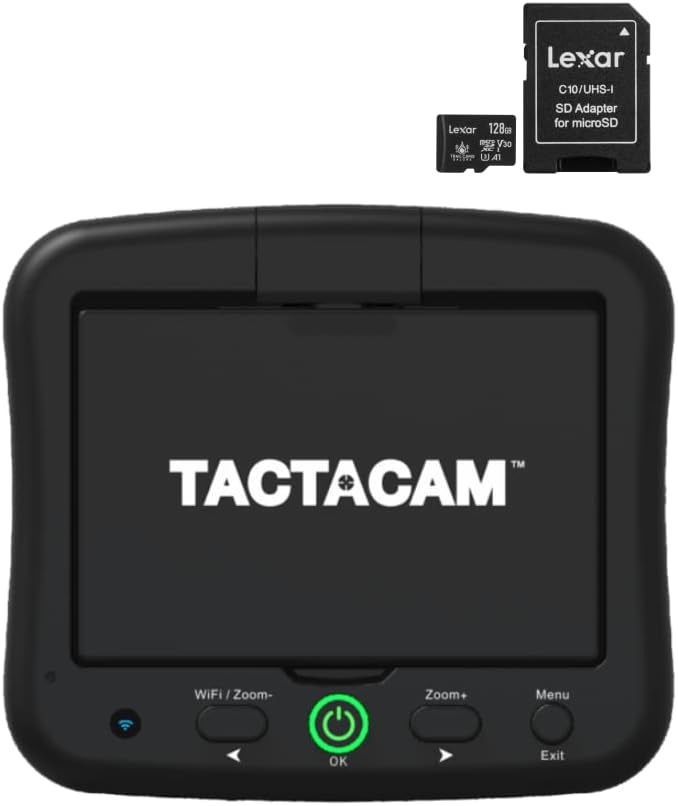 TACTACAM Megfigyelő LR a 4K-s Nézetet, majd Felvételt Spotting Scope + 128 GB-os Micro SD Kártya