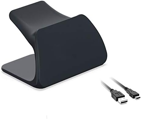 YCGSHOP Asztali Konzol Vezérlő Kijelző Tartót Mount USB Típus C töltőkábel PS5 Playstation 5 Gamepad,Fekete