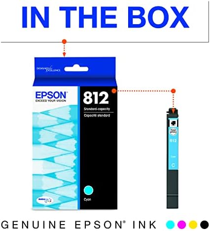 EPSON T812 DURABrite Ultra Tinta Standard Kapacitású Ciánkék Patron (T812220-S), Válasszuk a lehetőséget, Epson Workforce Pro Nyomtatók