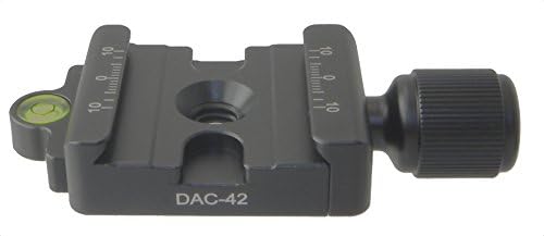 Desmond DAC-42 42mm QR-Clamp 3/8 w 1/4 Adapter & Szinten Arca/RRS Kompatibilis Állvány Fej gyorskioldó