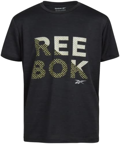 Reebok Fiú Aktív T-Shirt – 2 Csomag Száraz Fit Teljesítmény Póló Fiúknak – Gyerekek Atlétikai Sport Póló (8-20)