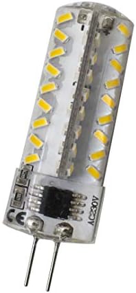 JCKing (Csomag 5 4W G4 LED Lámpa 72 3014 SMD Led (AC 110V-130V) Meleg Fehér (2300-3000K) 330 LM Halogén Izzó Cseréje G4 LED