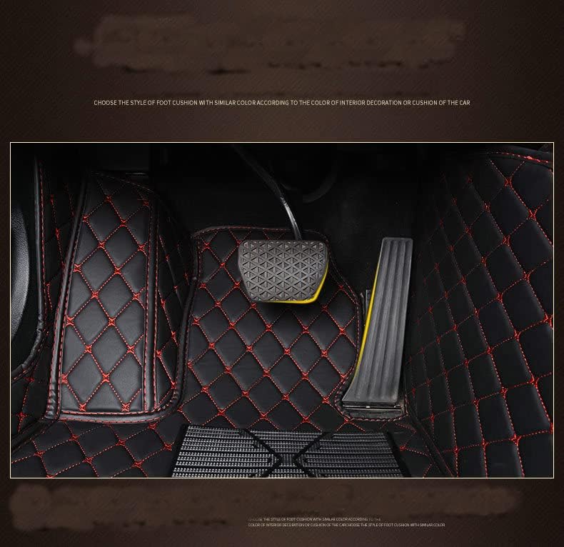 ARAAO Testre Autó Szőnyeg a Lexus Sedan Coupe SUV Sport Autó Anti-Slip Luxus Szőnyeg (Fekete-Piros), Testre méret