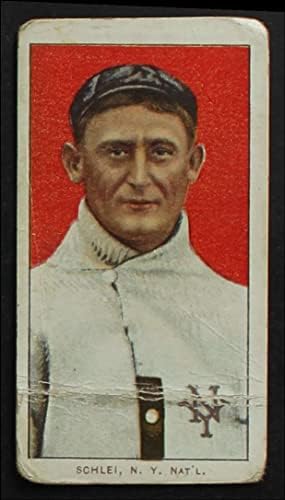 1909 T206 POR Admirális Schlei New York Giants (Baseball Kártya) (Portré) FAIR Óriások