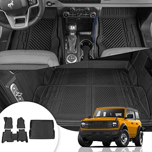 Maxzina Illik 2021 2022 2023 Ford Bronco Csomagtartóban Lábtörlő Szőnyegek a Rakomány Bélés a 2023 Ford Bronco Tartozékok