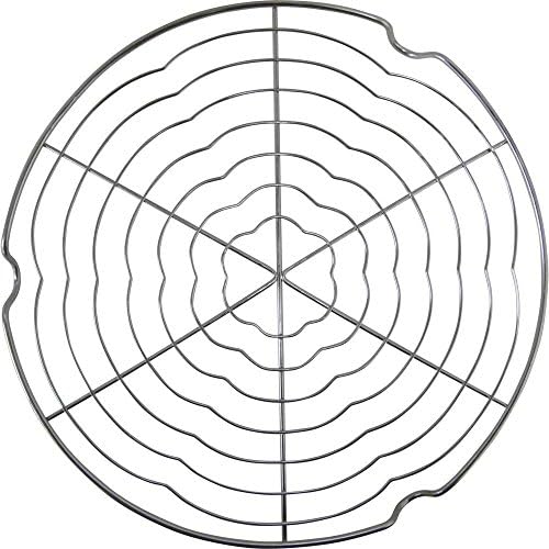 Patisse Kerek Torta Hűtő Állvány, 11-3/4-Inch (30 cm) Átmérőjű, Rozsdamentes Acél, 11.75, metál