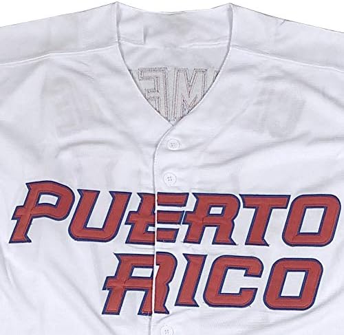Kekambas Puerto Rico 21 Roberto Clemente Világ Játék, Klasszikus Férfi Baseball Jersey Varrott