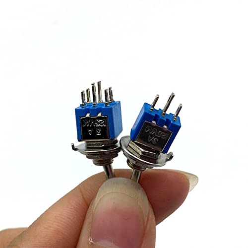 Ipari Kapcsolók 2DB 6mm Kapcsolók Miniatűr váltókapcsoló Egyetlen bistabil Mini Vízálló Kupakot Smart Mikro Kapcsoló, Elektromos