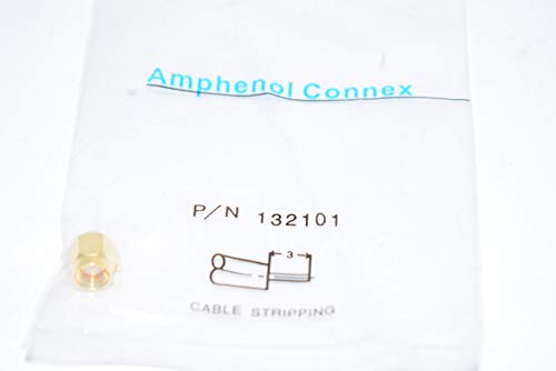 AMPHENOL CONNEX 132101 RF/KOAXIÁLIS, SMA Dugó, STR, 50 OHM, Solder
