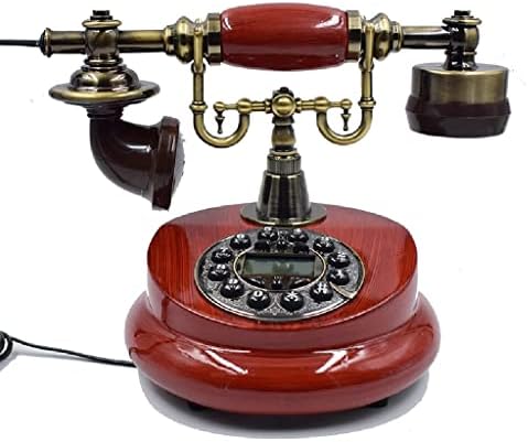 N/Antik Vezetékes Vezetékes Telefon, Gyanta Rögzített Digitális Retro Telefon Gombot, Tárcsázza a Klasszikus, Dekoratív Telefon