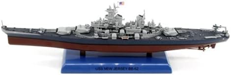 FLOZ USS New Jersey-bb-62 1944 Csatahajó 1/1000 FRÖCCSÖNTÖTT Hajó Előre elkészített Modell