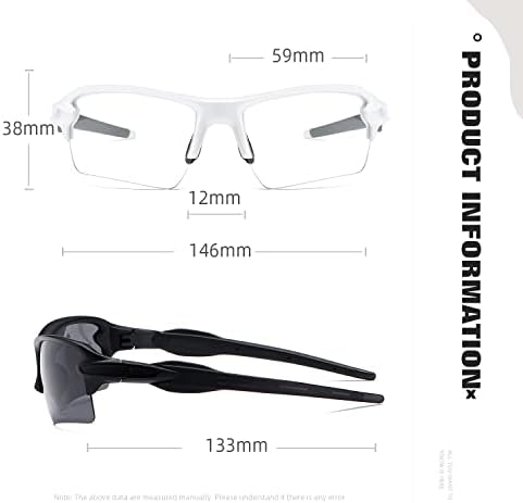 MASDUN Polarizált Sport Napszemüveg, a Férfiak, a Nők fele-keret Lovaglás napszemüveg Baseball Horgászat Kerékpározás, Futás Golf árnyalatok