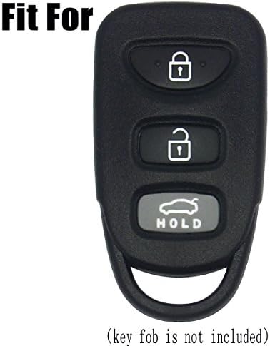 Coolbestda Szilikon 3buttons Okos távirányító Távirányító tok Protector Jogosultja Kulcsnélküli Bejegyzés Hyundai Elantra Genesis