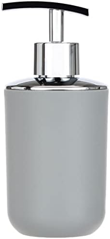 Wenko Dosificador de jabón Brasil gris, TPE, Szürke, 9 x 7.3 x 16.5 cm