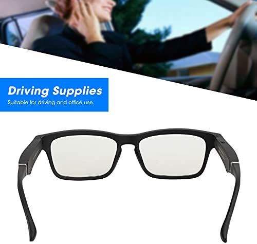 PUSOKEI Okos Szemüveg, Szemüveg Bluetooth Vezeték nélküli Bluetooth MP3 Szemüveg Hang Tárcsázás, Hívás Fogadása Vezetett, Támogatási