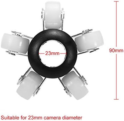doorslay 90mm Útmutató Kerekek védőburkolat a 23 mm Csatorna Vezeték Ellenőrző Kamera
