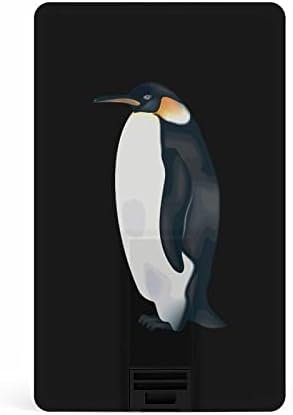 Aranyos Pingvin Hitelkártya USB Flash Személyre szabott Memory Stick Kulcsot Tároló Meghajtó 64G