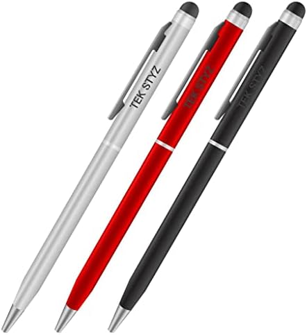 PRO Toll Kompatibilis A Jóga Lenovo Tablet 8 Tintával, Nagy Pontosságú, Extra Érzékeny, Kompakt Formában az érintőképernyők [3 Pack-fekete-Piros,