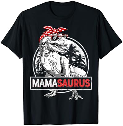 Mamasaurus T-rex Dinoszaurusz Vicces Mama Saurus Anyja Családi Póló