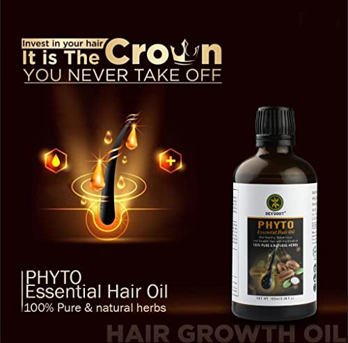 DEVDOOT Növény Alapvető Haj Olaj egészséges & sima haj a keverék 100% pure & natural gyógynövények - 100ml