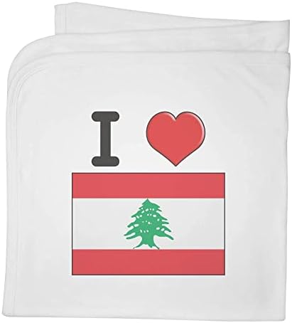 Azeeda 'Szeretem Libanon' Pamut Bébi Takaró/Kendő (BY00025735)