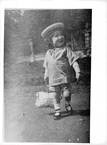 Vintage fotó Vincent Auriolba, mint a gyermek.