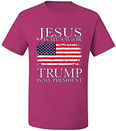 Jézus A Szabadító Trump Az Elnök MAGA Politikai Férfi Grafikus Póló