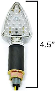 Krator Mini Egyéni LED lámpa Jelzőfény Lámpa, Kompatibilis a Kawasaki Z1000 ZZR 600 1000 1200 Z750