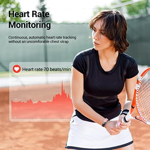 Stiive Fitness Tracker Heart Rate Monitor, Vízálló Tevékenység Lépés Tracker a Nők, mind a Férfiak, Lépésszámláló Órát Aludni Monitor