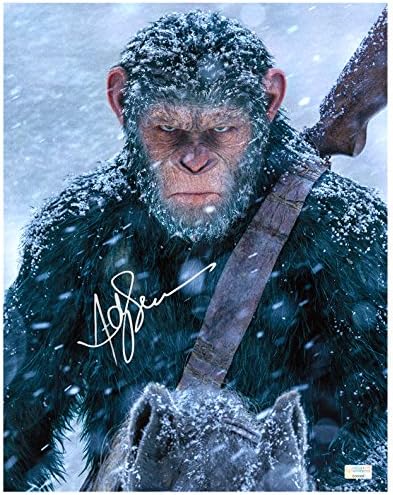 Andy Serkis Dedikált Háború a Majmok Bolygója 11×14 Caesar Fotó
